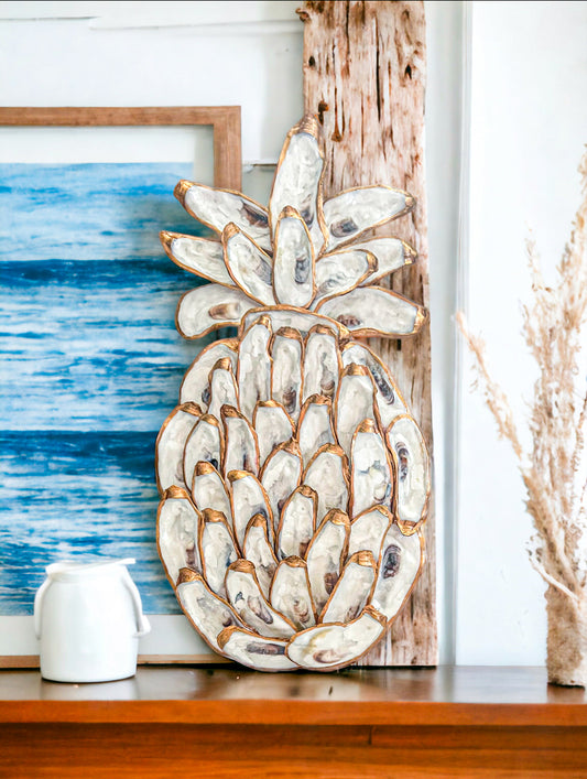 Oyster Shell Pineapple- 14”