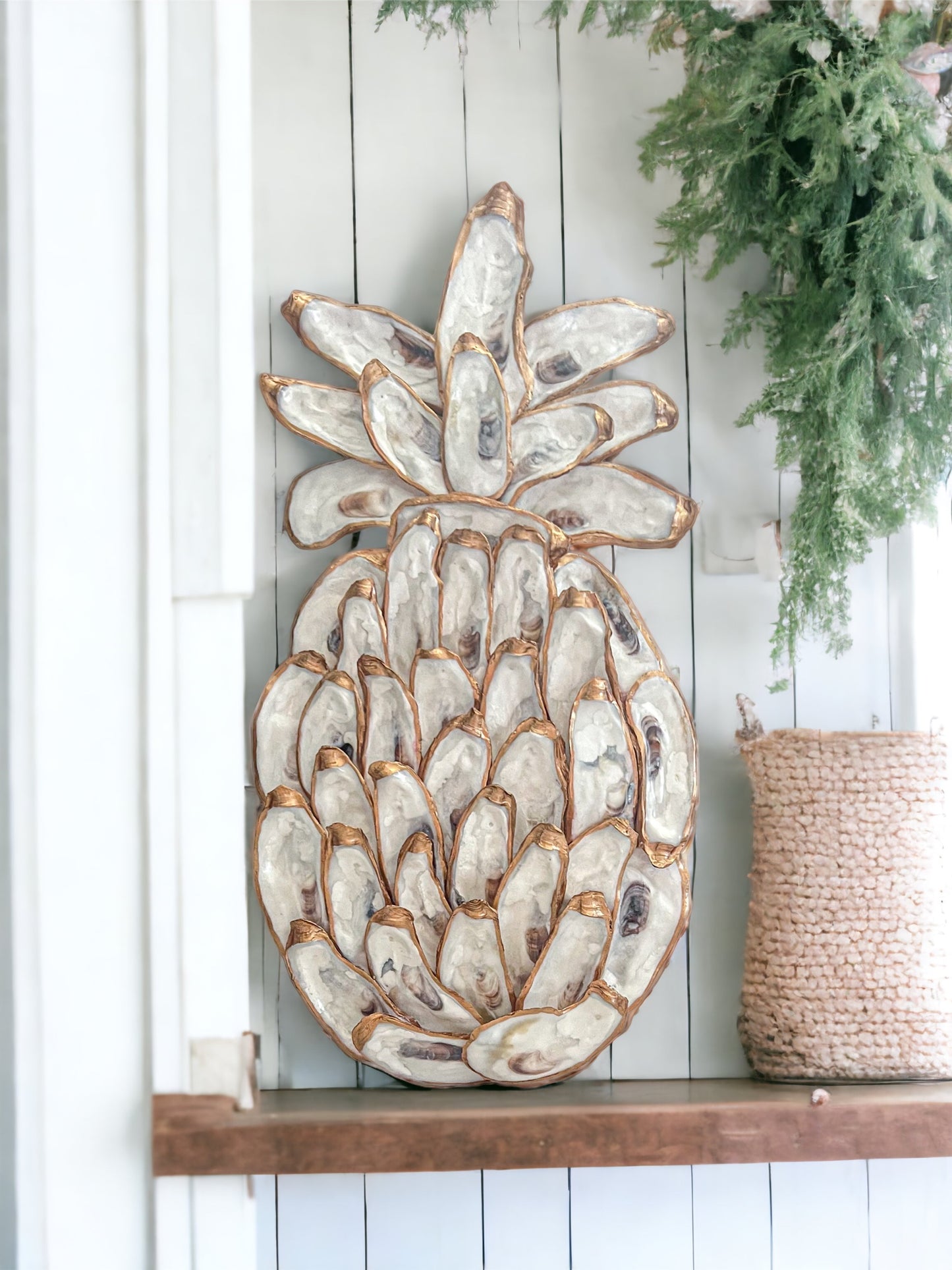 Oyster Shell Pineapple- 14”